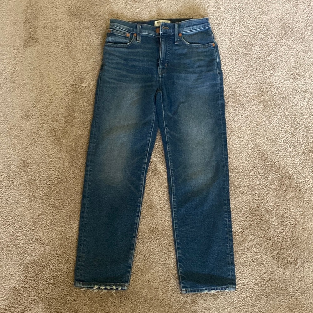 Madewell Mid-Rise Classic Straight Jeans